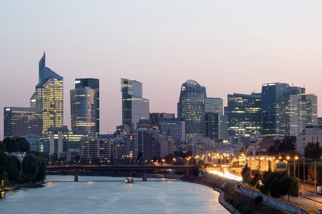 la defense, paris, skyline